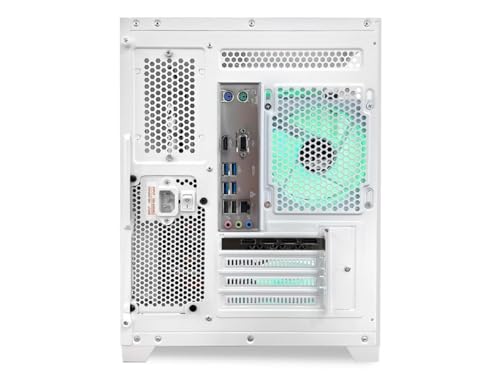 Panorama Gaming PC Desktop - AMD Ryzen 7 5700G, RTX 4060, 32GB RAM, 1TB SSD, White I866