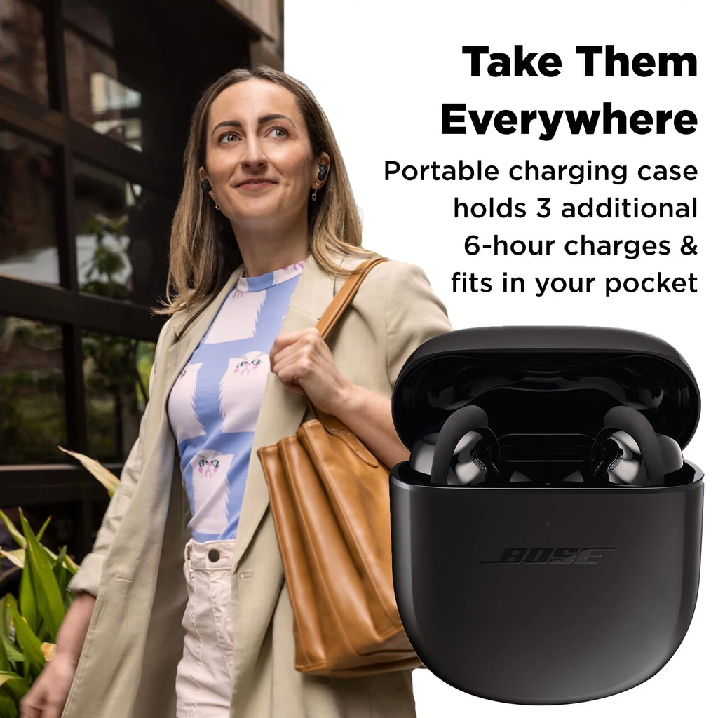 Bose QuietComfort Earbuds II, Noise Cancelling True Wireless Bluetooth Headphones, Black E750493