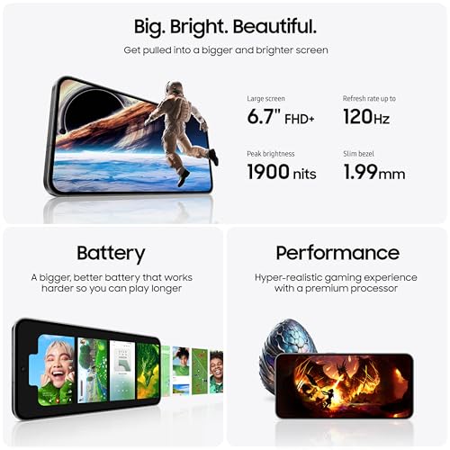 Samsung Galaxy S24 FE AI Phone 128GB Unlocked Android Smartphone, 50MP Camera, Mint H705116