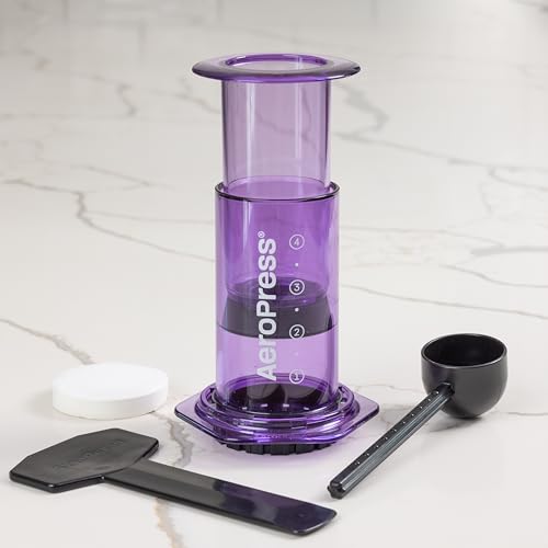AeroPress Original Coffee Press – 3-in-1 Portable Coffee Maker for Travel C406