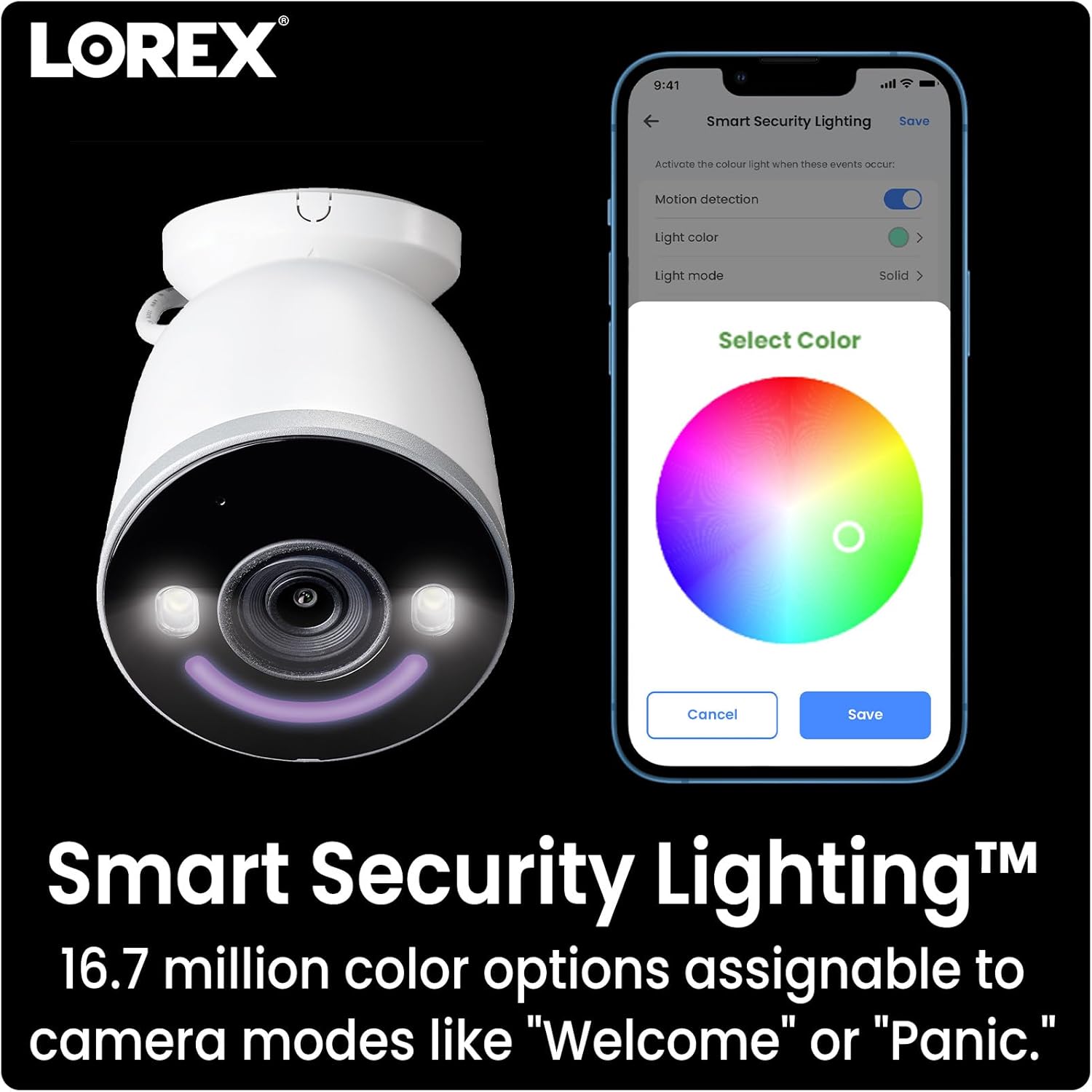 Lorex Fusion 4K 12-Channel 2TB DVR with 2 WiFi 6 Cameras A4303