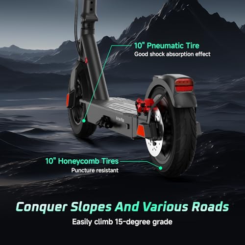 SISIGAD Electric Scooter for Adults, 500W Motor, Foldable with Cruise Control S730466