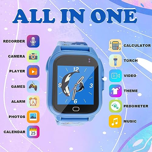 Kids Smart Watch with 26 Puzzle Games HD Touch Screen Camera B276082