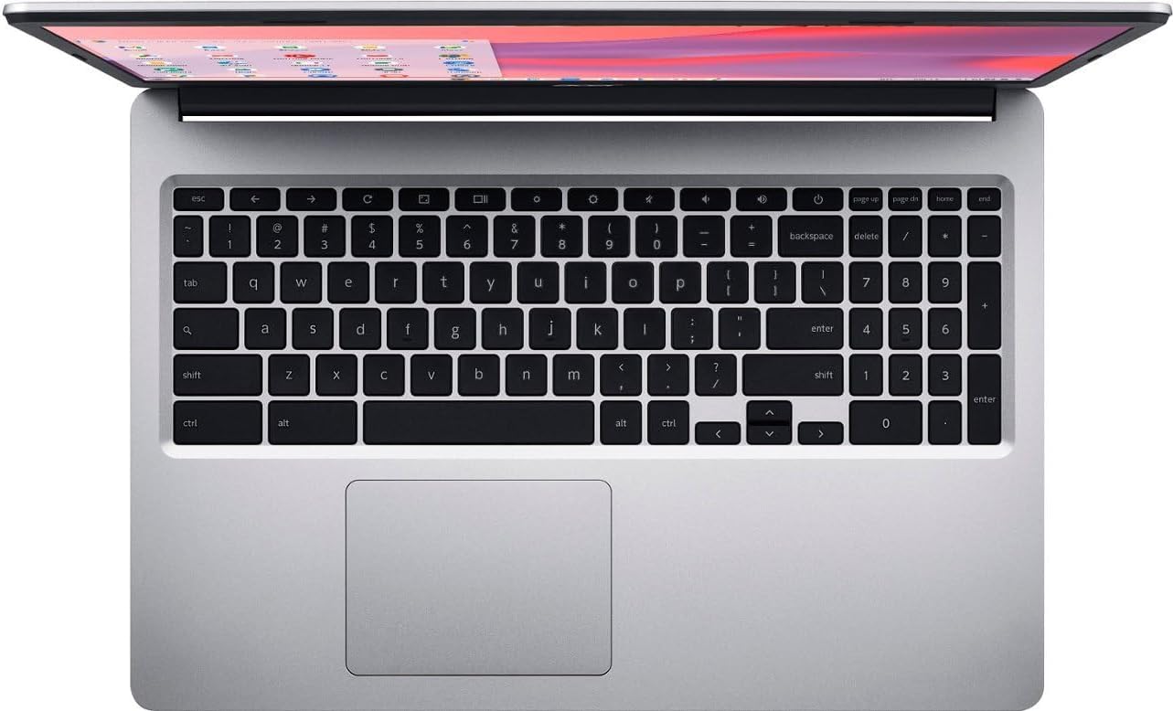 Acer Chromebook 315 15.6" HD Laptop with Protective Sleeve, Silver H922753