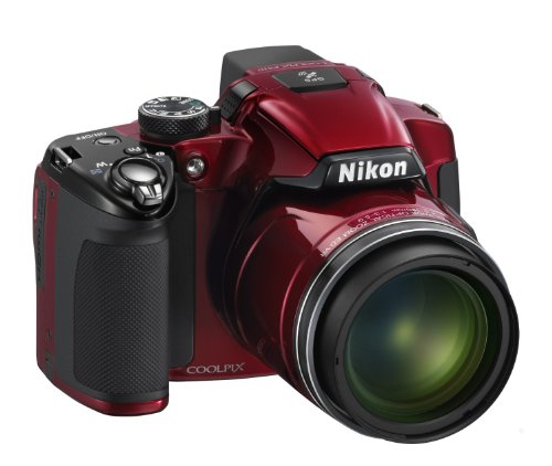 Nikon COOLPIX P510 16.1 MP Digital Camera with 42x Zoom NIKKOR Lens (Red) A2397