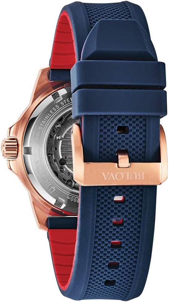 Bulova Men's Marine Star Automatic Blue Dial Watch 98A227 S25749