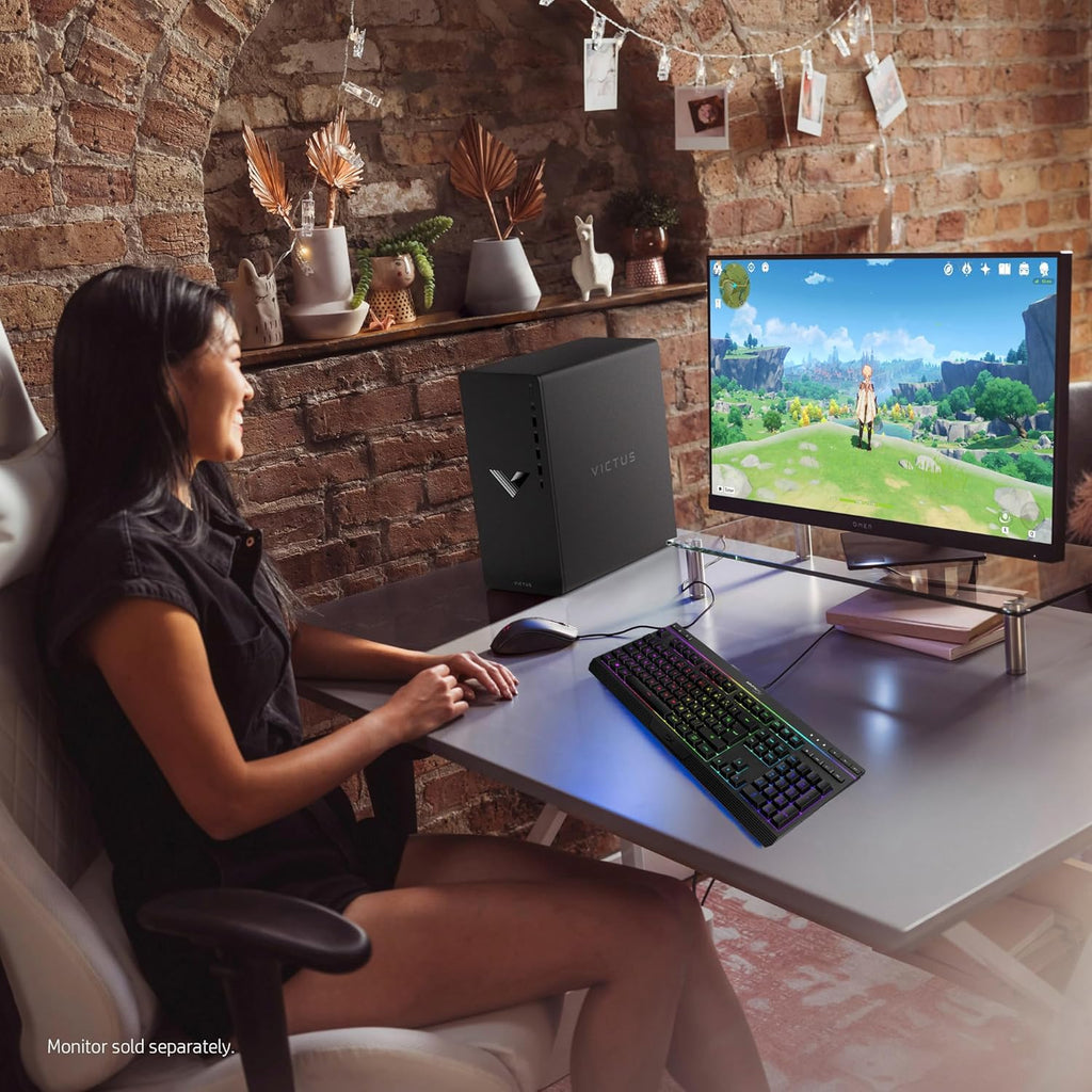 Victus 15L Gaming Desktop HyperX Bundle, Intel Core i7-13700F, RTX 3060, 16GB RAM, 512GB SSD G263276
