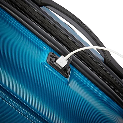 Samsonite Omni 2 Hardside Expandable Luggage 2-Piece Set, Lagoon Blue Q67173