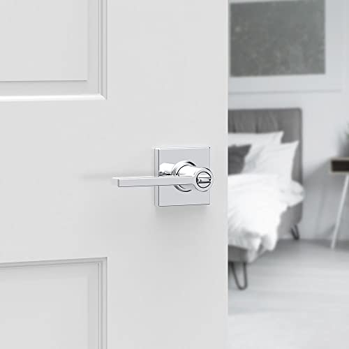 Kwikset Casey Interior Privacy Door Handle with Lock 10 Pack, Matte Black G103018