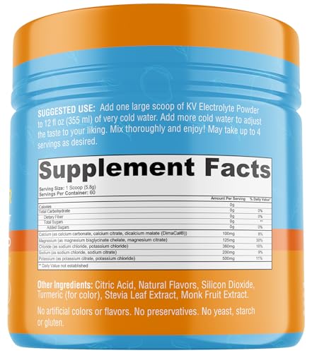 Keto Vitals Electrolytes Powder Sugar-Free Zero Carbs S951
