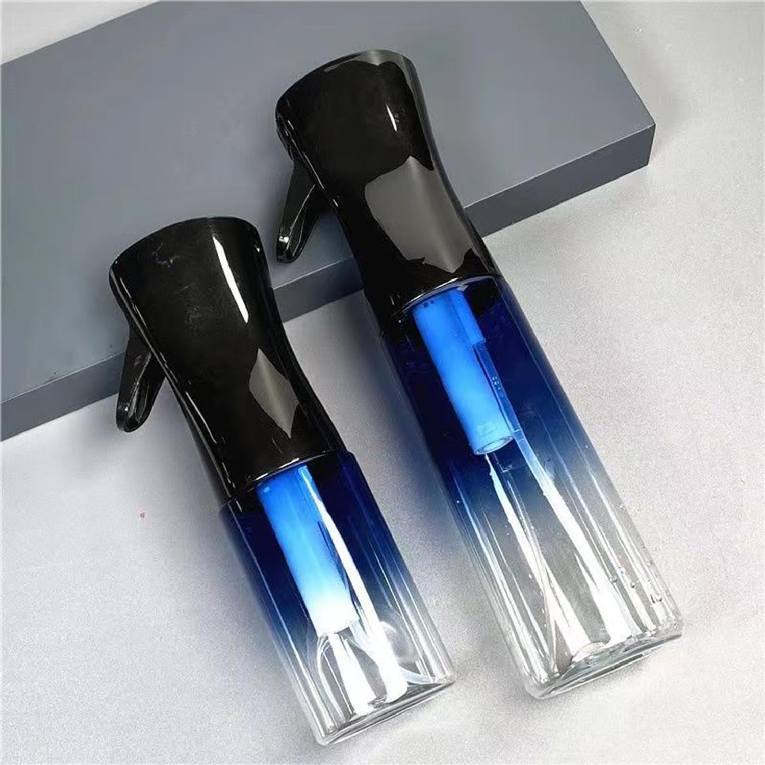 Continuous Mist Spray Bottle for Hair Styling - 10.1oz Gradient Blue N499264