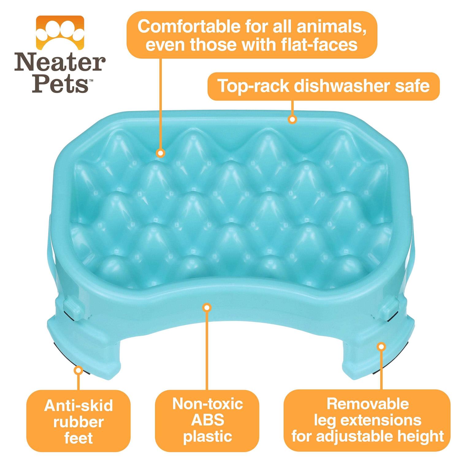 Neater Pet Brands Raised Slow Feeder Dog Bowl E7060
