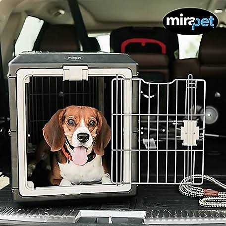 Mirapet USA Pet Carrier Airline TSA Approved Travel Crate for Cats and Dogs M9077