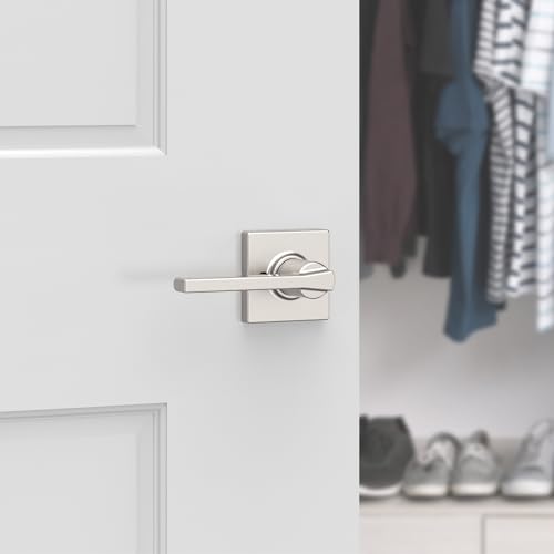 Kwikset Casey Interior Privacy Door Handle with Lock 10 Pack, Matte Black G103018