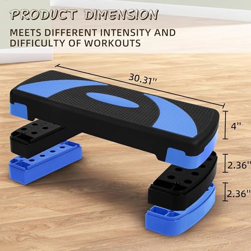 BalanceFrom Aerobic Step Platform Exercise Stepper for Home Gym Cardio & Balance Training B6436
