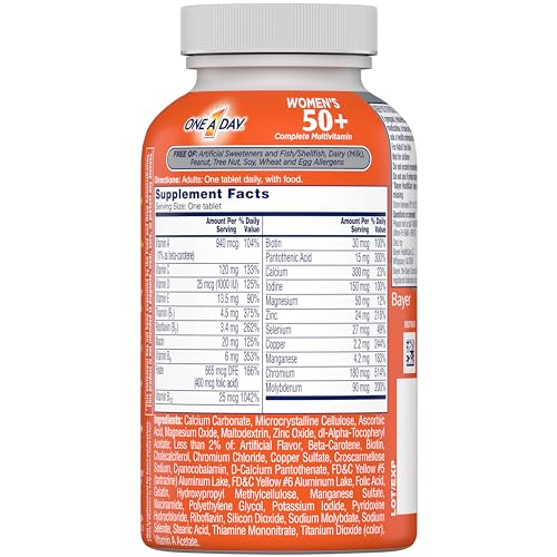 One A Day Women’s 50+ Multivitamin, 100 Count J559127