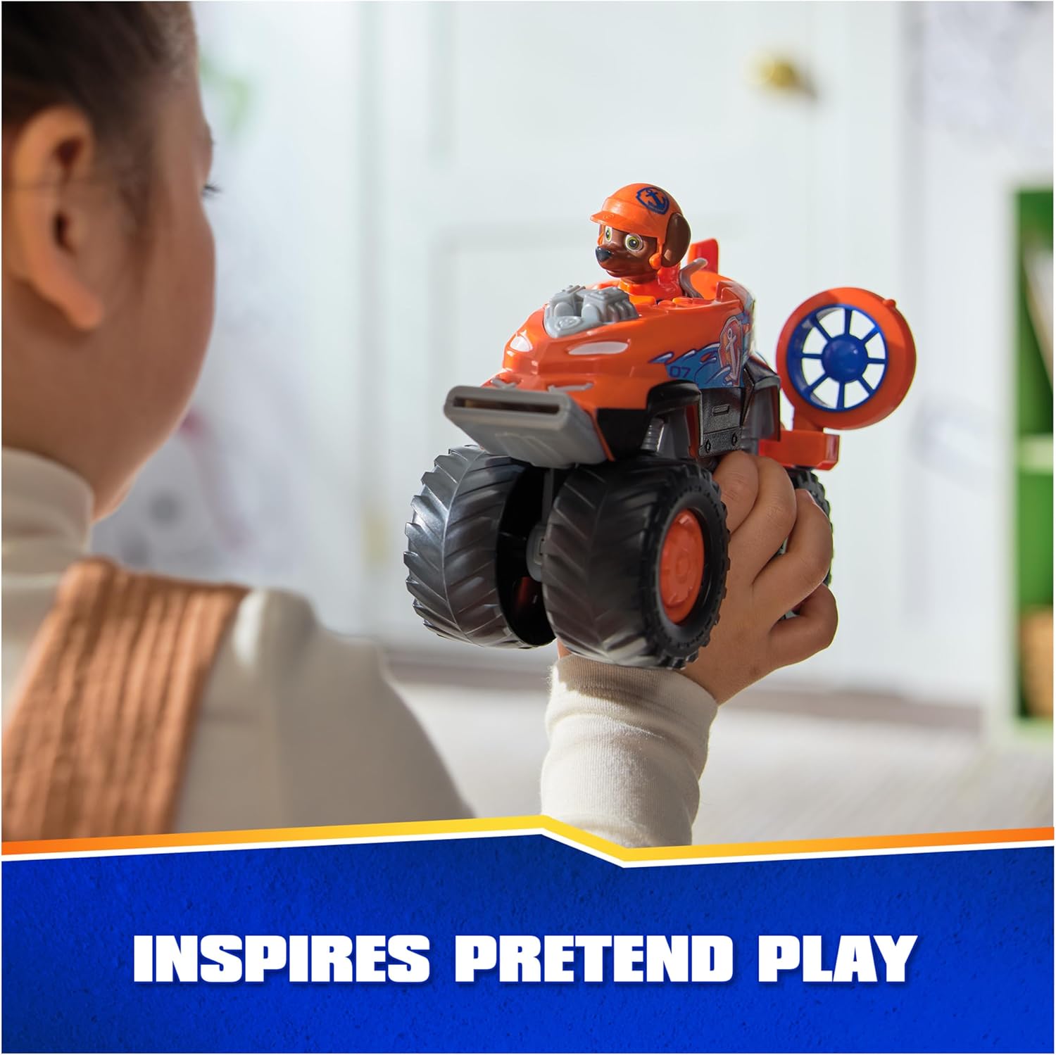 Paw Patrol Rescue Wheels Zuma's Hovercraft Toy Truck with Projectile Launcher L194564