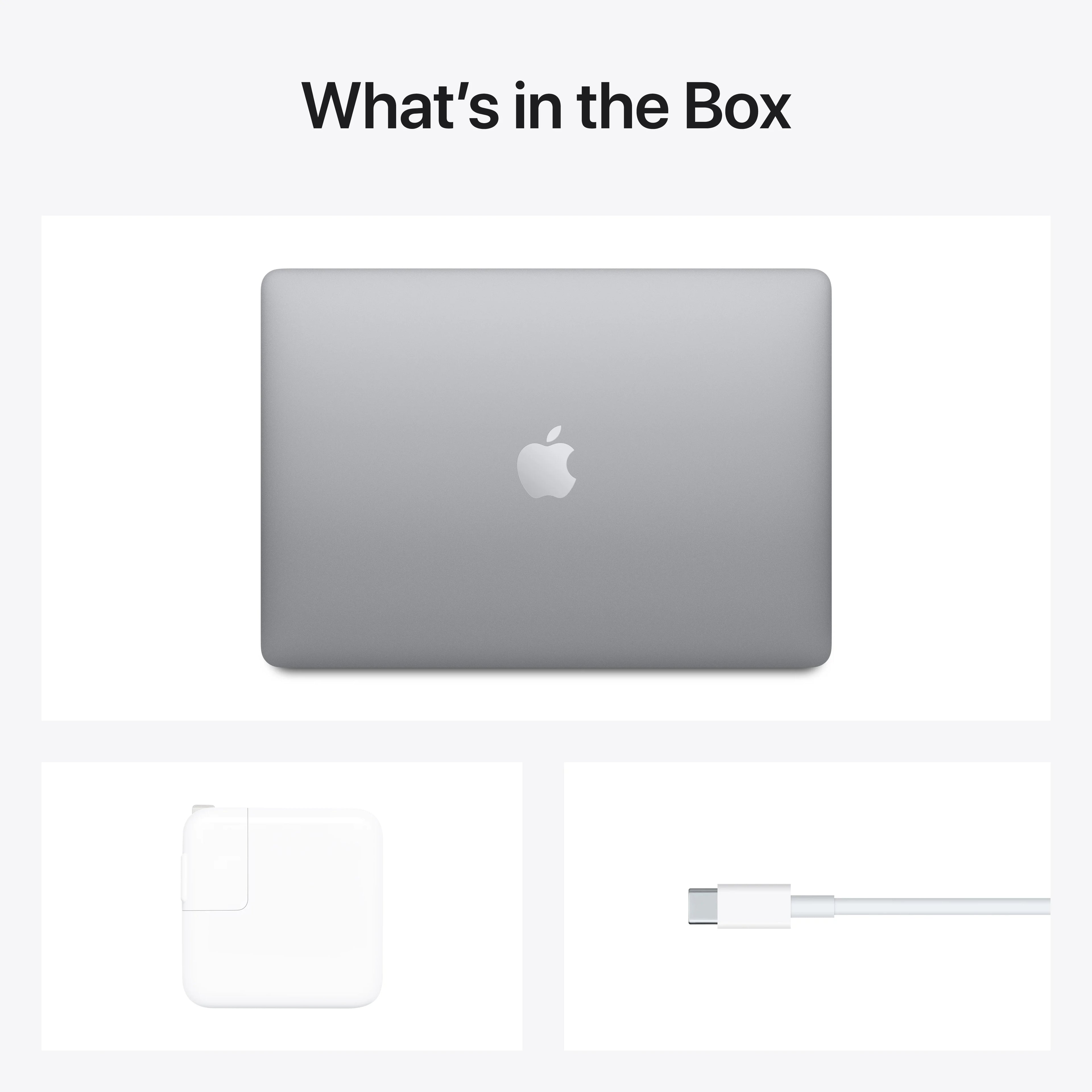 Apple MacBook Air 13.3 inch Laptop - Space Gray, M1 Chip, 8GB RAM, 256GB R6520
