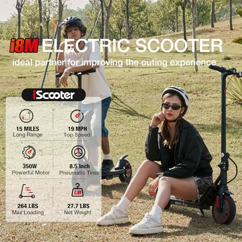 iScooter Electric Scooter for Adults, Long Range Commuting with Cruise Control F733591