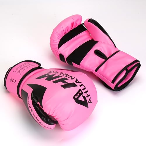 Boxing Training Gloves for Women & Adult, Shockproof for Muay Thai Sparring Kickboxing H187602