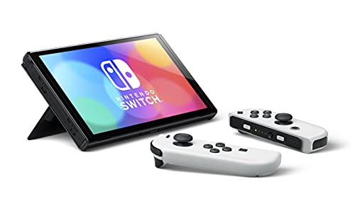 Nintendo Switch OLED Model with Neon Red & Blue Joy-Con J95218