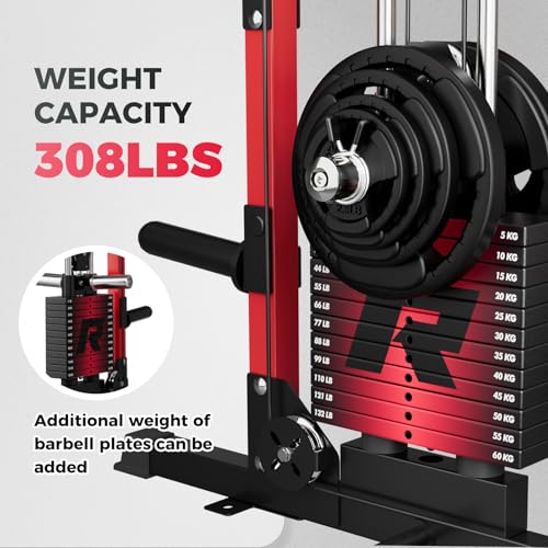 RitFit M1 & M1 Pro Smith Machine with Cable Crossover System for Home Gym Y659852