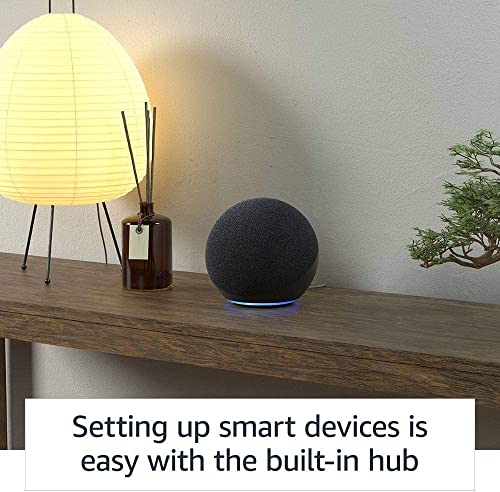 Amazon Echo (newest model) Alexa speaker with premium sound, Charcoal K5672