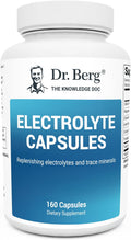 Dr. Berg Electrolyte Capsules - Electrolyte Supplements for Supporting Energy, Endurance, and Hydration - Salt Pills and Electrolyte Tablets - Sugar Free, No Maltodextrin, Keto Friendly - 160 Caps