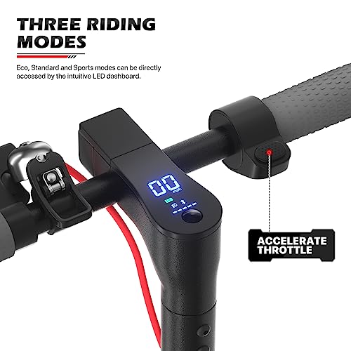 MoNiBloom E-Scooter Electric Folding Scooter with LED Display and Bluetooth APP E53743