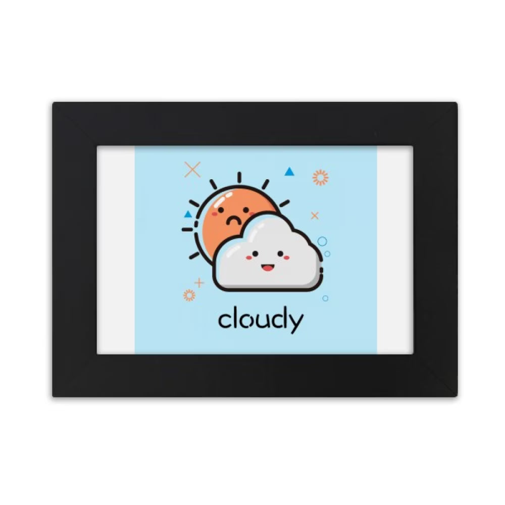 Lovely Cloud Cover Sun Desktop Photo Frame Ornaments Picture Art Painting