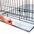 KOPEKS Galvanized Metal Tray for Dog Crates, Pet Kennels, Restaurant Grease Traps, and Floor Protection - Pet Supplies online store