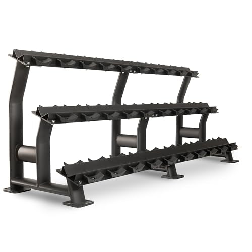 XMARK Urethane Dumbbell Weight Set, 5-75lb, Home and Commercial Gym Equipment S87278