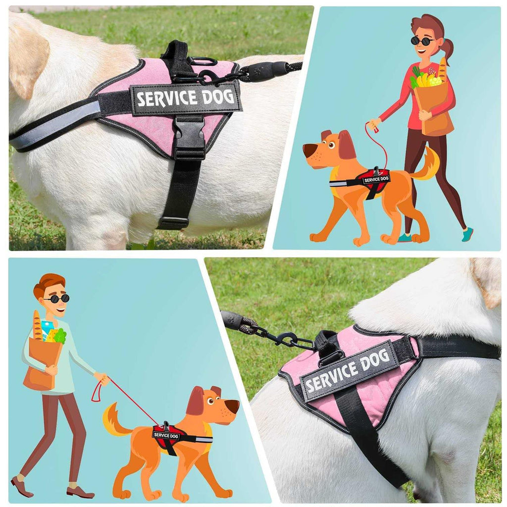 MUMUPET Service Dog Harness No Pull Easy On Off Pet Vest V4238
