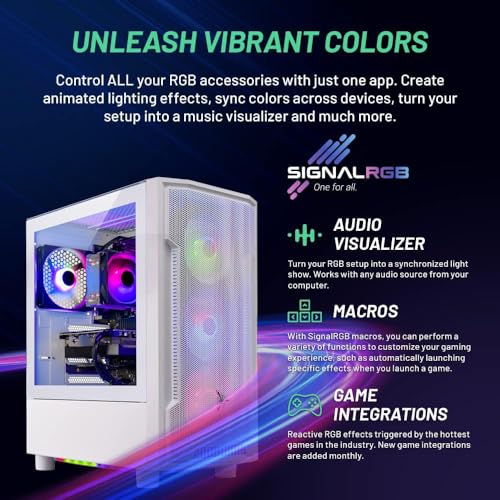 Skytech Gaming Blaze 3.0 Gaming PC Desktop, AMD Ryzen 5 3600, RTX 3060 12GB, 16GB DDR4, 1TB SSD, White J6243