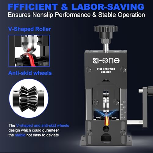 Manual Wire Stripping Machine 0.06"-1.18" Copper Wire Peeler L4067