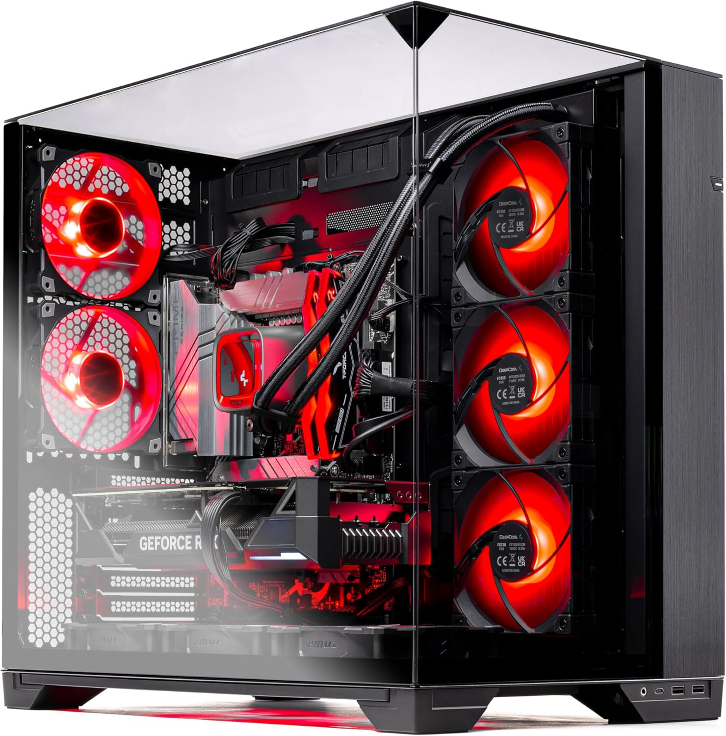 Skytech O11V Gaming PC Desktop, Ryzen 7 7700X, RTX 4070 Ti Super, 32GB DDR5, 1TB SSD Y2363