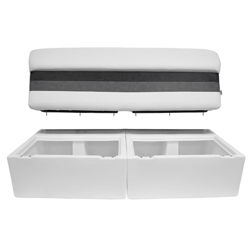 Wise 8WD106 Deluxe 55" Pontoon Bench Seat Cushion Set G5194