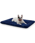 Washable Dog Bed Mat Ultra Soft Crate Pad for Large Dogs, 41 x 27 Inch, Gray K707024