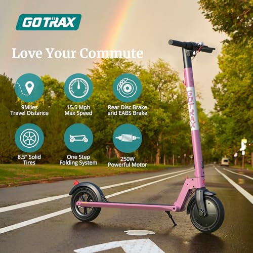 Gotrax GXL V2 Electric Scooter for Adults, 8.5" Solid Tire, 15.5Mph, 250W Motor F4614