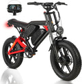 Nexusrider Fat Tire Electric Bike for Adults, 35MPH 2000W Dual Motor E Dirt Bike, Long-Range 20inch 48v 22.4ah Robust All Terrain Moutain E-Bikes Dual Shock Absorber