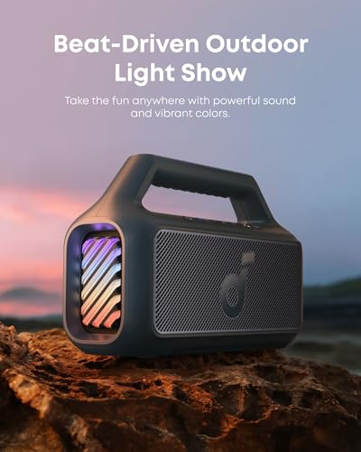 soundcore Boom 2 By Anker Outdoor Speaker, 80W, IPX7 Waterproof T558
