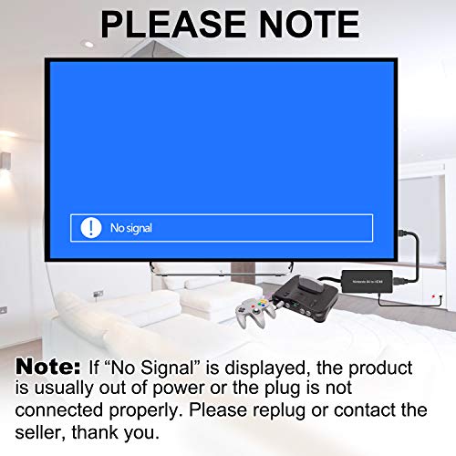 Y.D.F N64 to HDMI Converter for Nintendo 64, GameCube, SNES J652