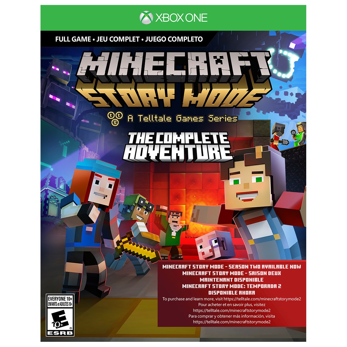 Xbox One S 500GB Console - Minecraft Complete Adventure Bundle C916