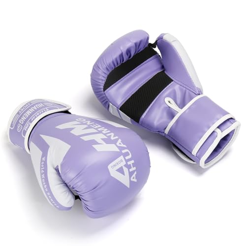 Boxing Training Gloves for Women & Adult, Shockproof for Muay Thai Sparring Kickboxing H187602
