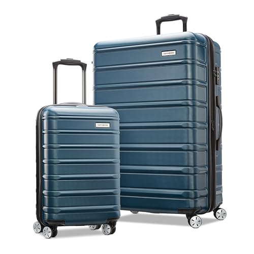 Samsonite Omni 2 Hardside Expandable Luggage 2-Piece Set, Lagoon Blue Q67173