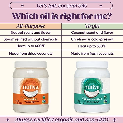 Nutiva Organic Virgin Coconut Oil, 54 oz P3657
