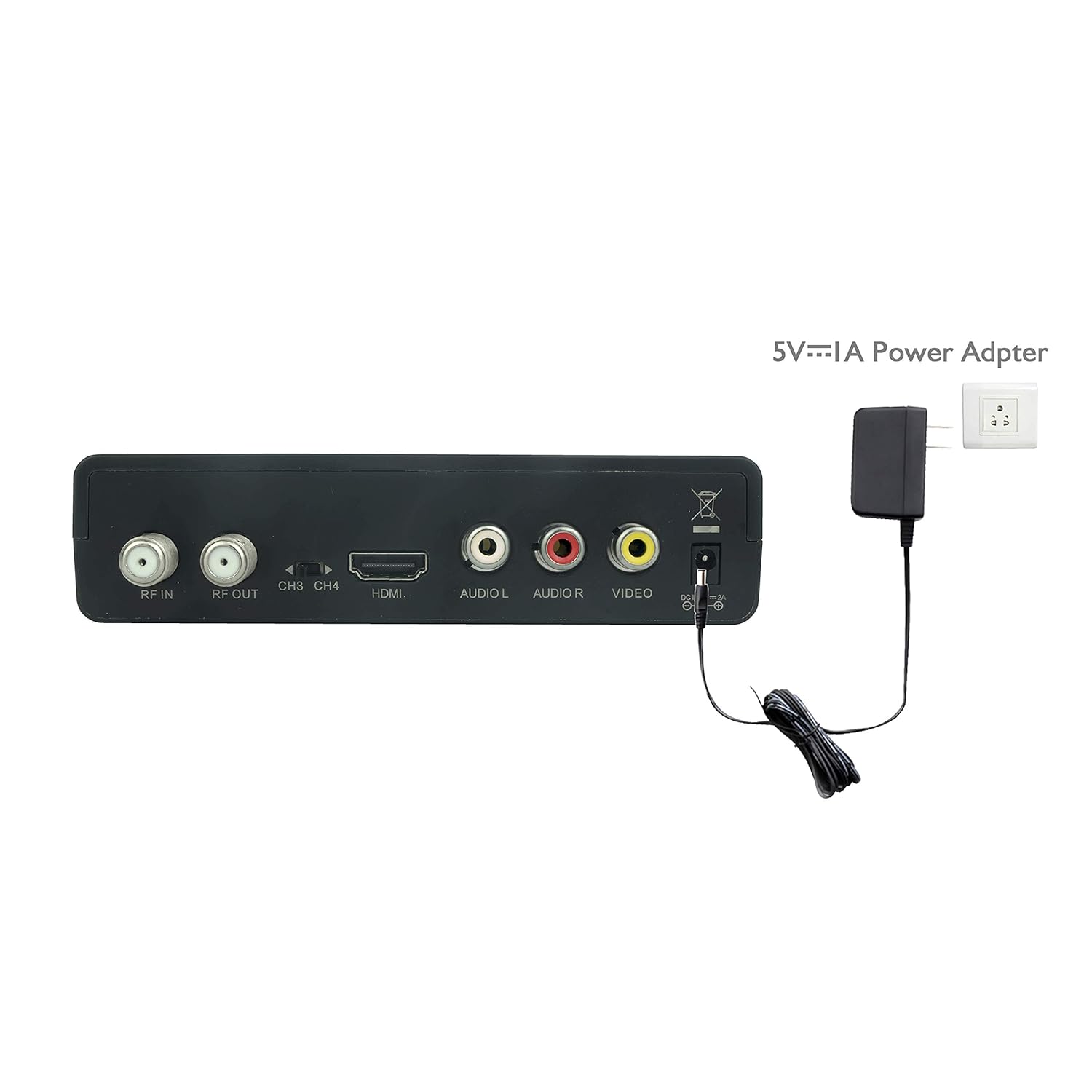 Mediasonic HW130RN ATSC Digital Converter Box with TV Tuner H636