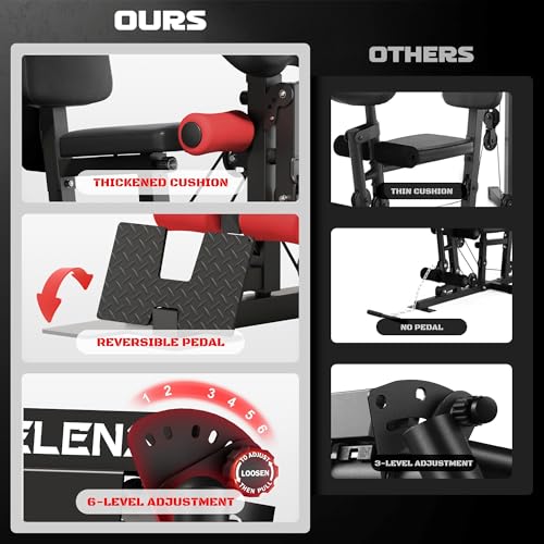 H11 Home Gym Equipment with 150LBS Weight Stack and Pulley System V316198