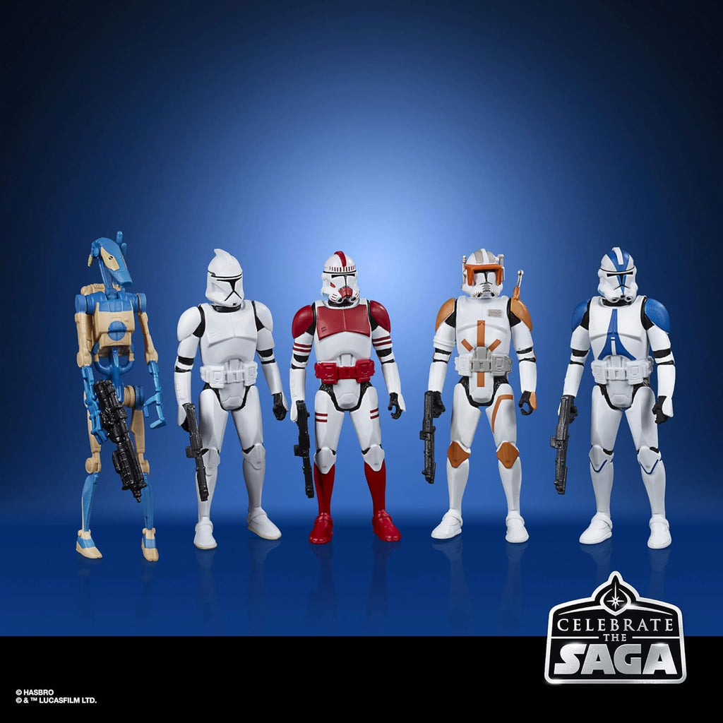 STAR WARS Galactic Republic Figure Set 3.75-Inch Action Figure 5-Pack X8424