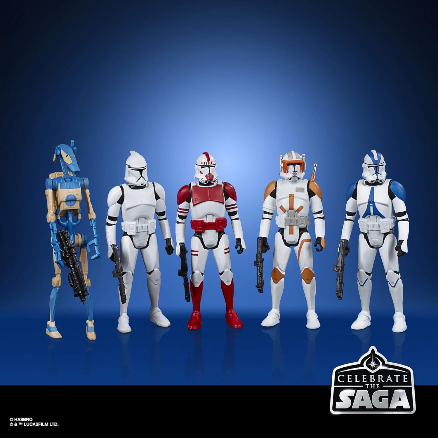 STAR WARS Galactic Republic Figure Set 3.75-Inch Action Figure 5-Pack X8424